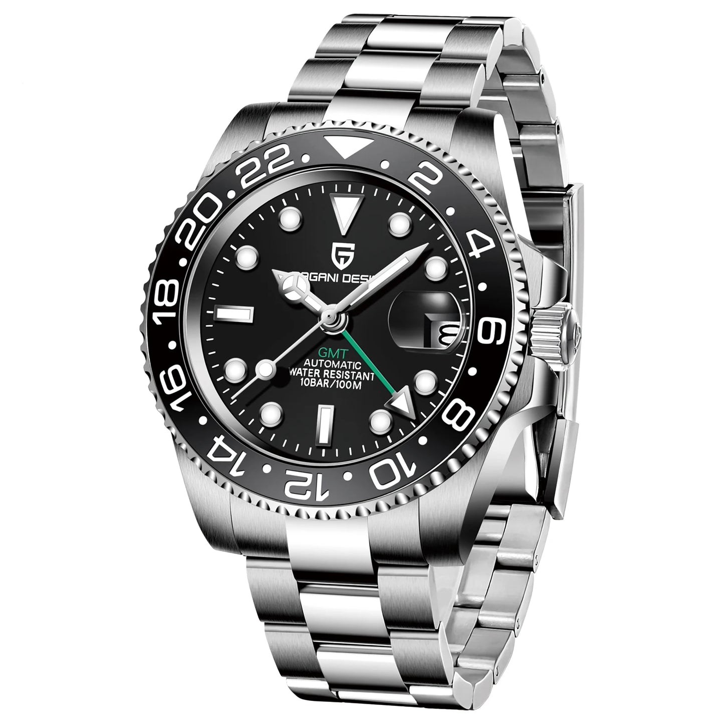 2026 PAGANI DESIGN New PD-1662 V5 Men Mechanical Watches Luxury Ceramic Bezel Automatic Watch 100M Waterproof GMT Watch for Men