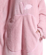 Extra Long Hooded Wearable Blanket