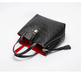CH Fashion Brand Women's Handbag Large Capacity Casual Diagonal letter Silver Fox Is PU Leather Shoulder Bag