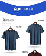 Men and Women's Breathable Camping Tee Shirt, Basic Sports Tops, Male and Female T-Shirts, Drop Shipping, Size Up to 8XL, Summer