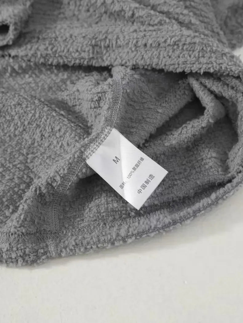 Outdoor Hiking and Cycling Casual Trend Loose and Smooth Fine Wool Soft and Comfortable Warm Base Layer T-shirt for Sports