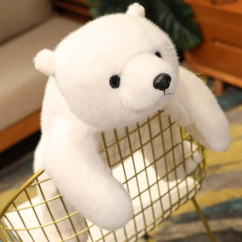 Soft Animal Plush Pillow – Bear & Panda Cuddle Doll
