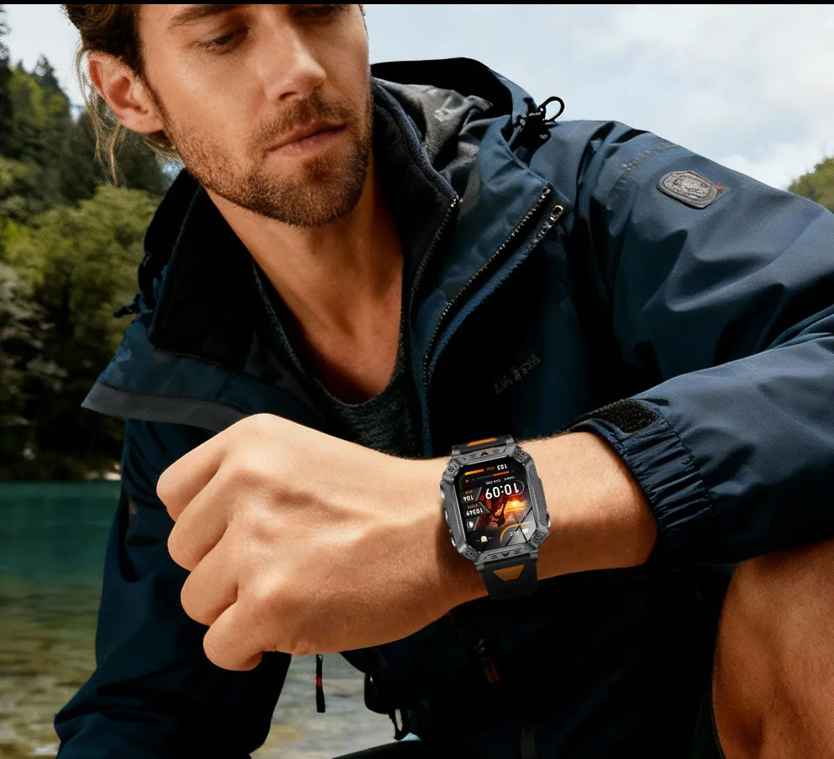 2026 Military-Grade Outdoor Sports Smartwatch 1400mAh