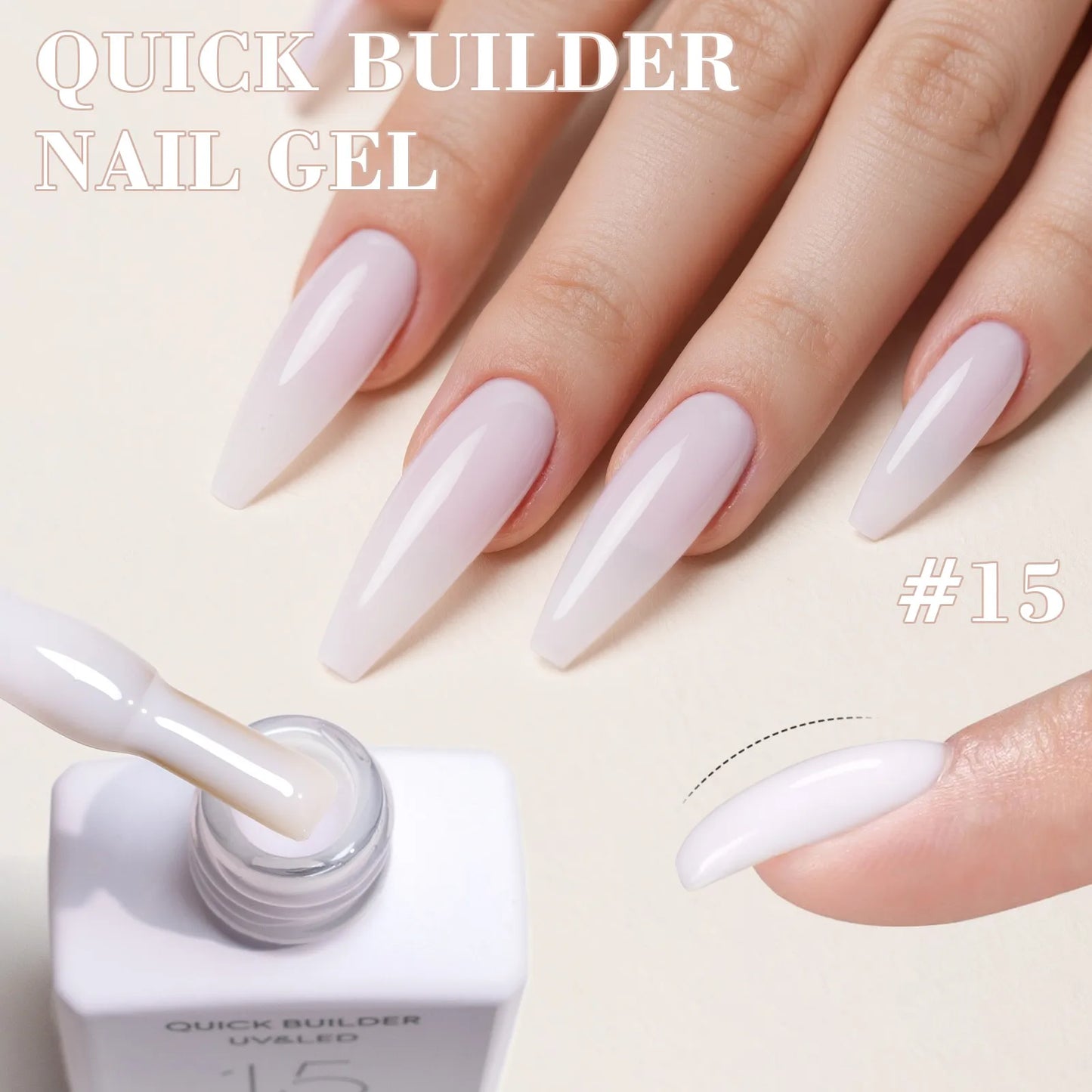CANNI HEMA-Free Gel Polish Kit | Jelly, Nude & Rubber Base