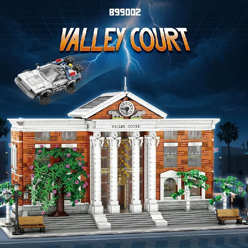 Movie Valley Court Modular Buildings Blocks City View Future Courthouse Mall Architecture Model Kit Boys Toy Adults Gift 4269PCS