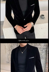 Men’s Slim-Fit Corduroy Blazer