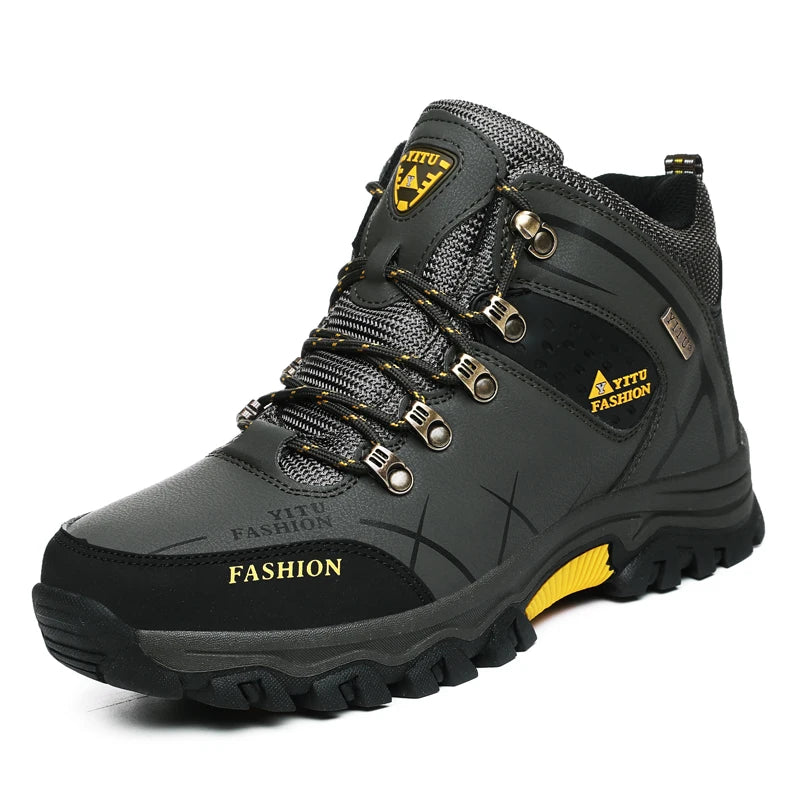 Waterproof Winter Leather Hiking Boots