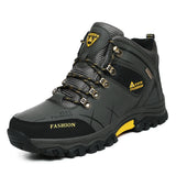 Waterproof Winter Leather Hiking Boots