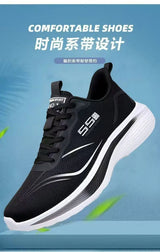 Men's Breathable Mesh Casual Sneakers — Lightweight, Non-Slip Soft Sole