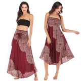 Boho Maxi Skirt – Flowy Ankle-Length Summer Skirt for Women