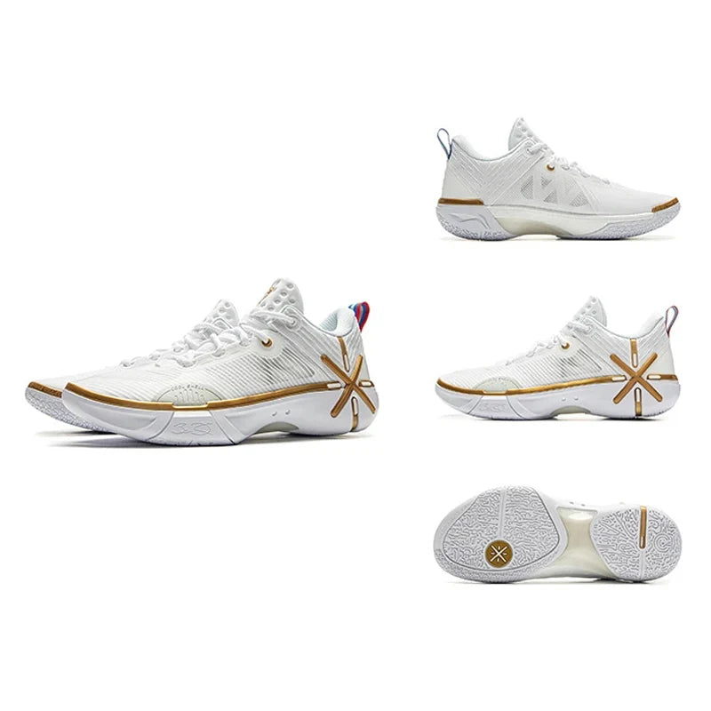 Li-Ning Men's WADE SHADOW 6V2 On Court Basketball Shoes BOOM Cushion Wearable Sport Shoes LiNing Stable Support Sneakers ABPV021