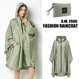 Waterproof Hooded Rain Poncho – Lightweight & Stylish
