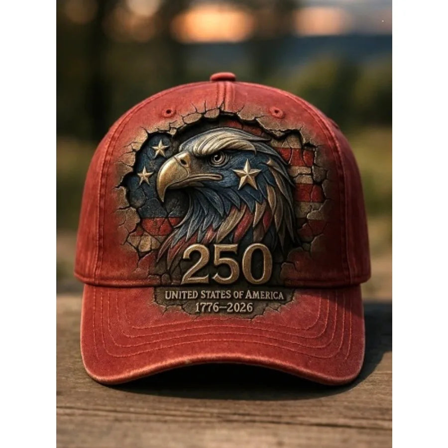 Patriotic Embroidered Baseball Cap – Adjustable Unisex Sun Hat