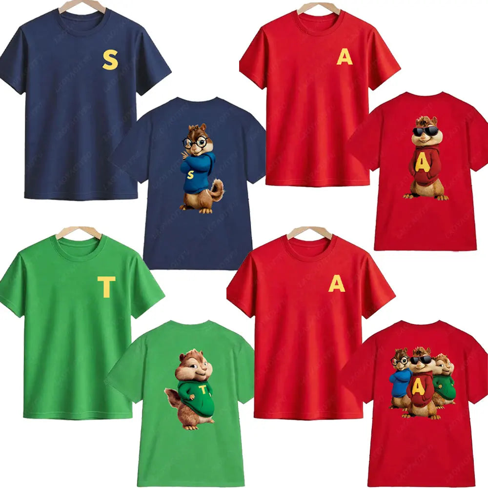 Alvin and the Chipmunks Double-Sided Cotton Tee