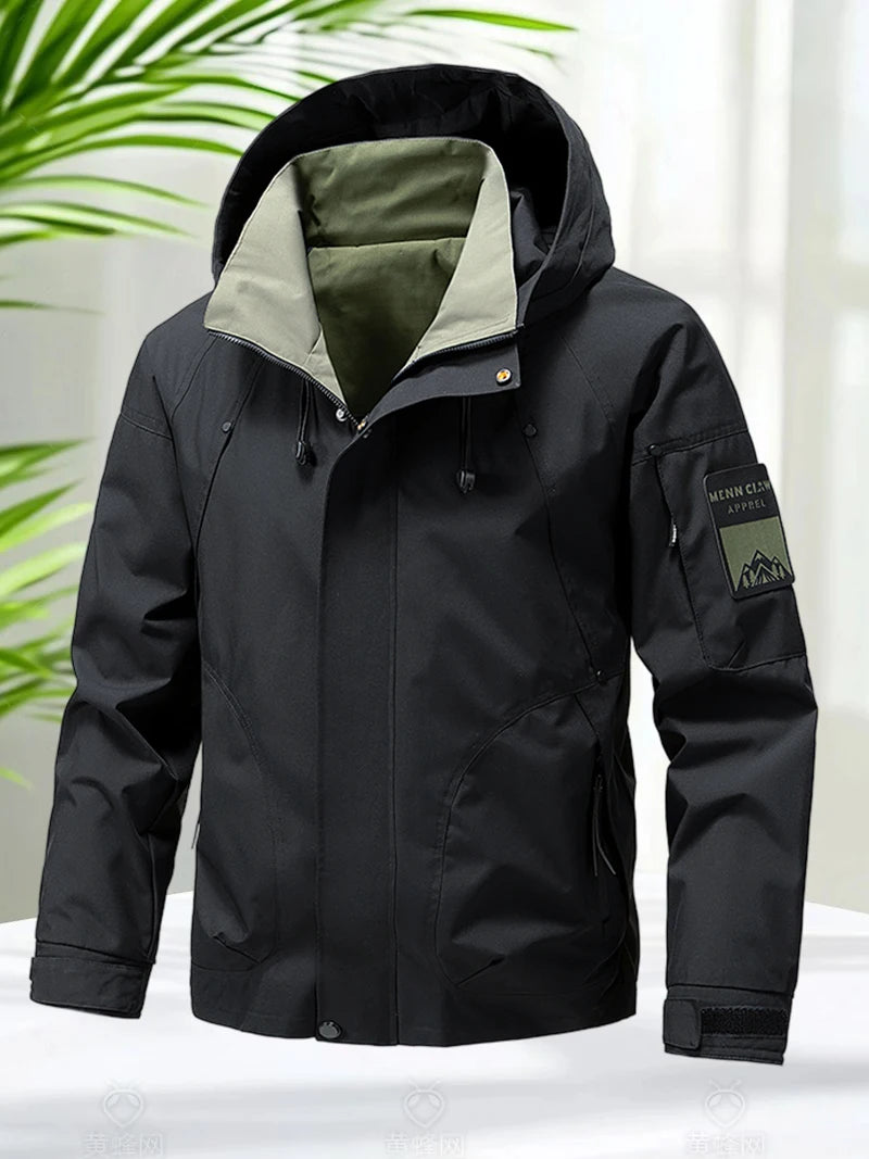 Men’s Lightweight Waterproof Hooded Softshell Jacket