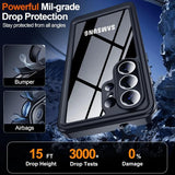 IP68 Waterproof Samsung Galaxy Case with Screen Protector