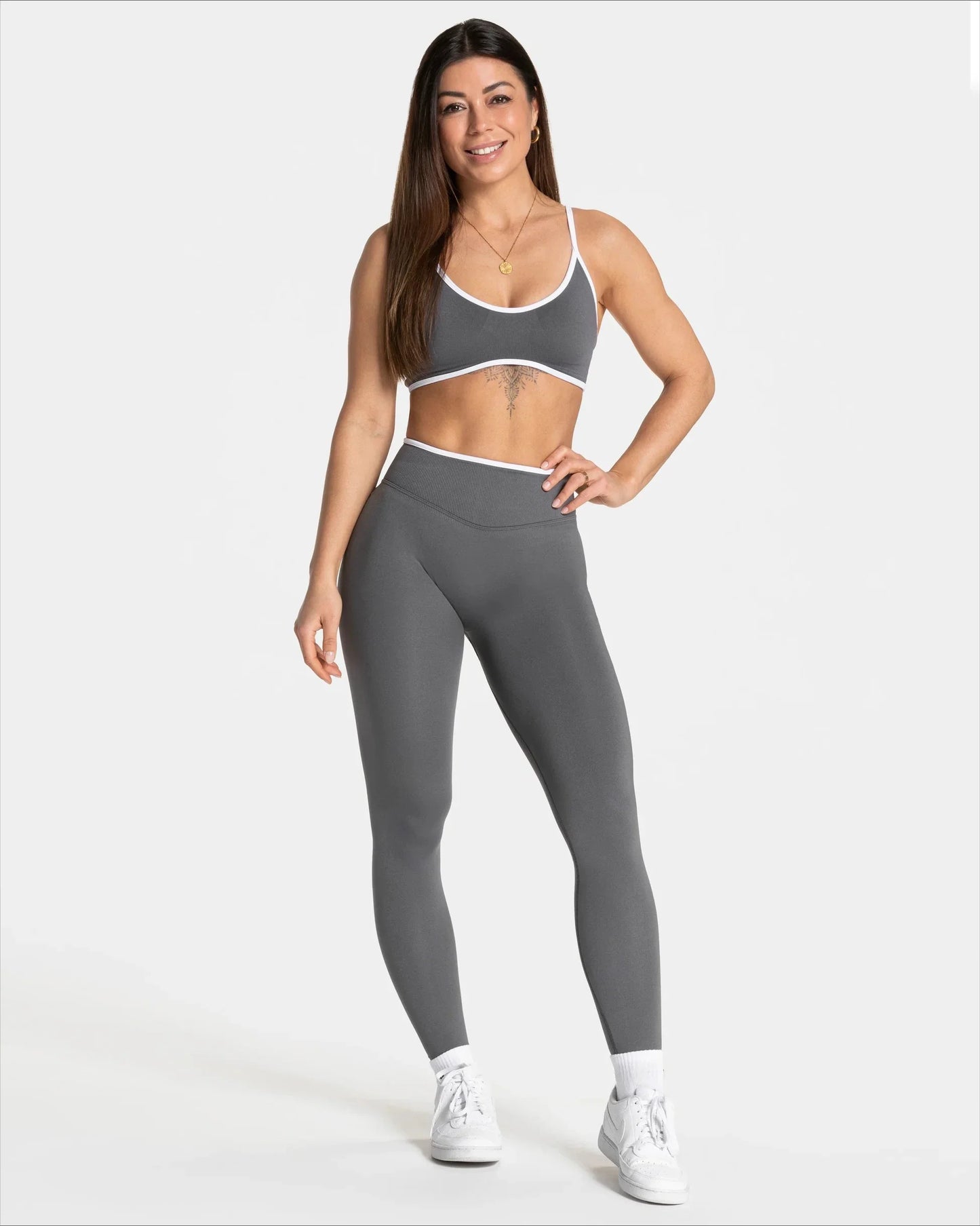 High-Waist Seamless Yoga Leggings