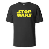Stop Wars Graphic Cotton T-Shirt