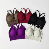 Women's Seamless Yoga Set with High-Waist Leggings