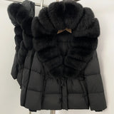 Premium Natural Fur Trim Down Jacket