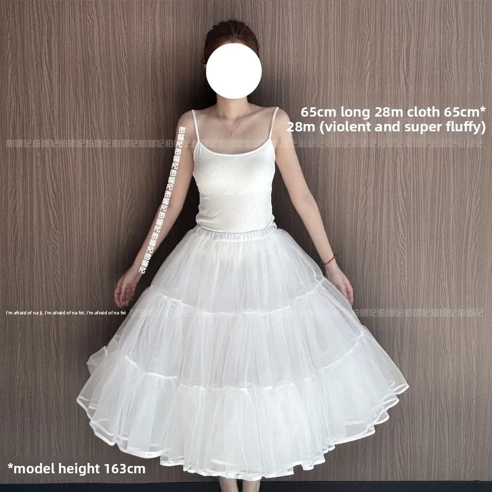 Fluffy Mesh Petticoat Underskirt – Lolita Crinoline