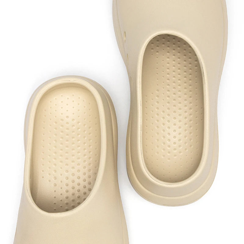 Women's Slippers Minimalist Non Slip Platform 5CM Thick Chef Shoes Men Indoor Outdoor Beach Garden Fashion Couple Sandals