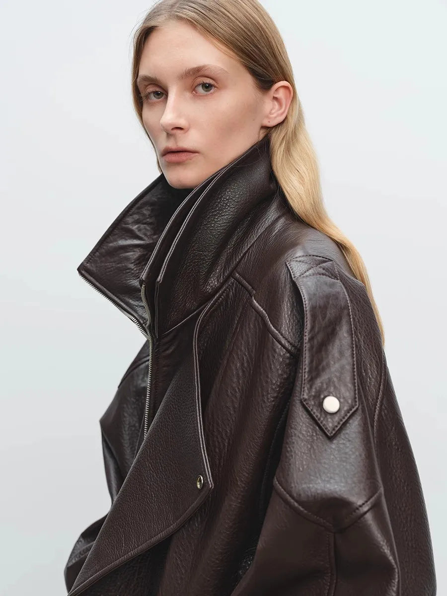 Mauroicardi Spring Oversized Black Soft Pu Leather Jacket Men Long Sleeve Belt Luxury Designer European Fashion Clothes 2025