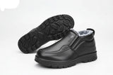 Men’s Waterproof Leather Snow Boots – Anti-Slip Winter Warmth