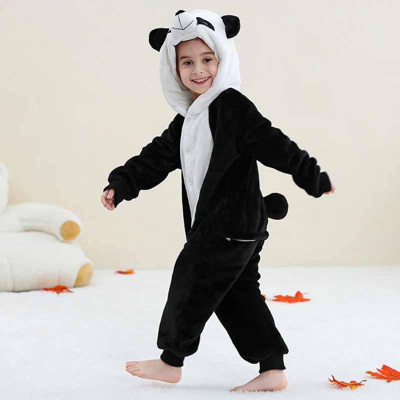 Kids' Capybara Flannel Onesie