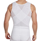 Mens Body Shaper Compression Vest Abdomen Shapewear Tummy Slimming Sheath Gynecomastia Shapers Corset Waist Trainer Fajas Tops