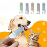 360° Silicone Finger Toothbrush for Dogs & Cats