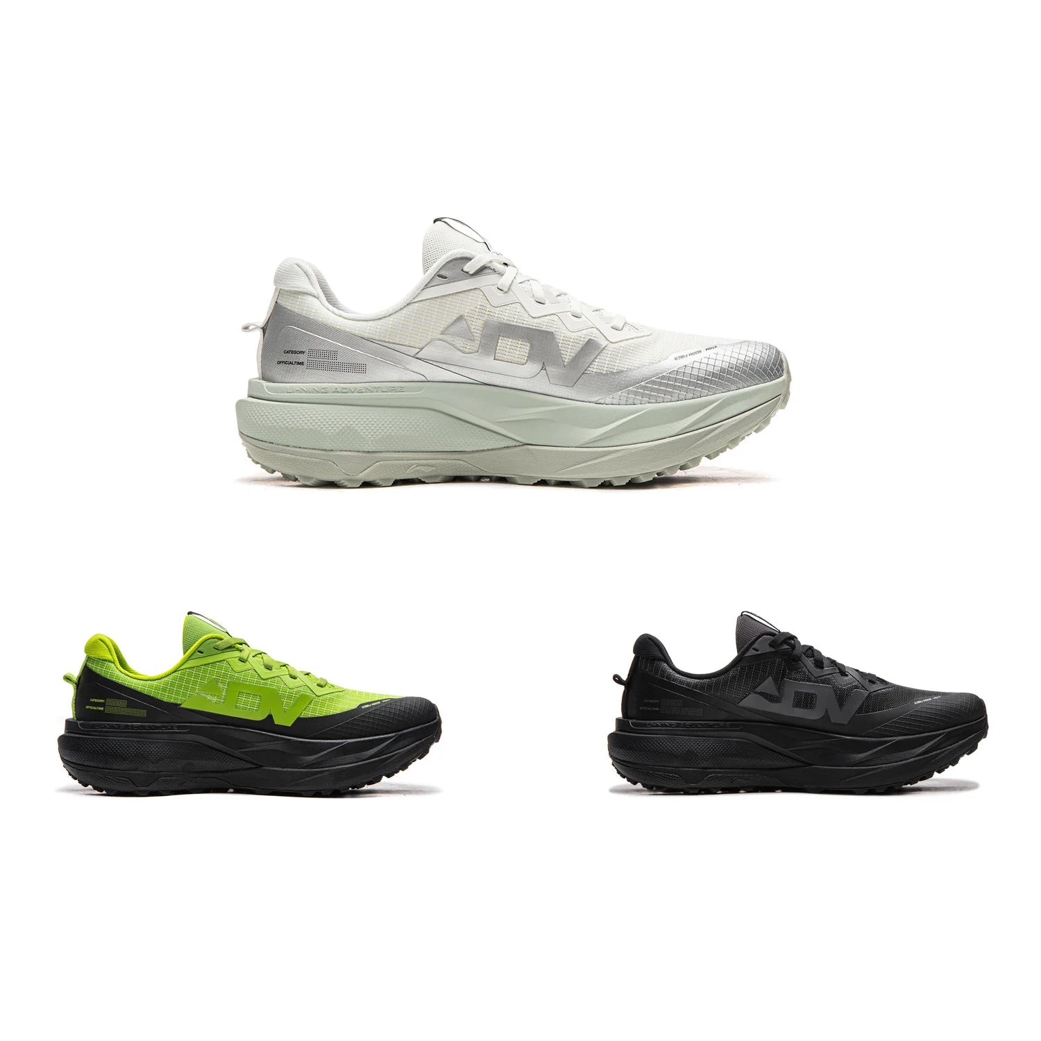 Li-Ning Unisex DI LU 3 Trail Running Shoes XTRM-BOOM FIBER Breathable Lightweight Stable LiNing Long Distance Sneakers ARNW009