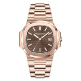 New Specht&Sohne Men's Watches Mechanical Watch Japan Miyota 8215 Movt Rose Gold Stainless Steel Classic 5711 Watch Waterproof