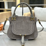 Vintage Suede Saddle Bag – Crossbody & Shoulder Tote for Women