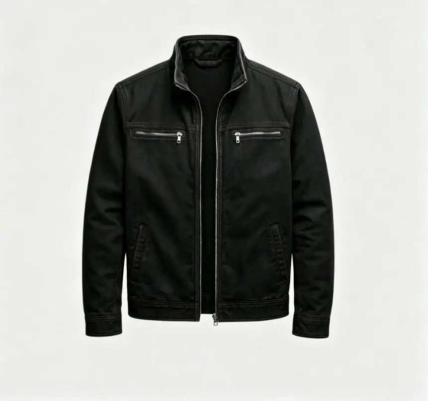 Men's Casual Tooling Jacket — Loose Fit Cardigan Sports Outerwear