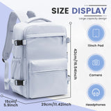 Ryanair 40x30x20 Cabin Bag Men Air Vacuum Compression Backpack Hand Luggage Laptop Backpack,42x29x15 Vacuum Clothing Storage Bag