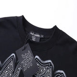 Mixed Emotion Oversized Cotton Long Sleeve T-Shirt