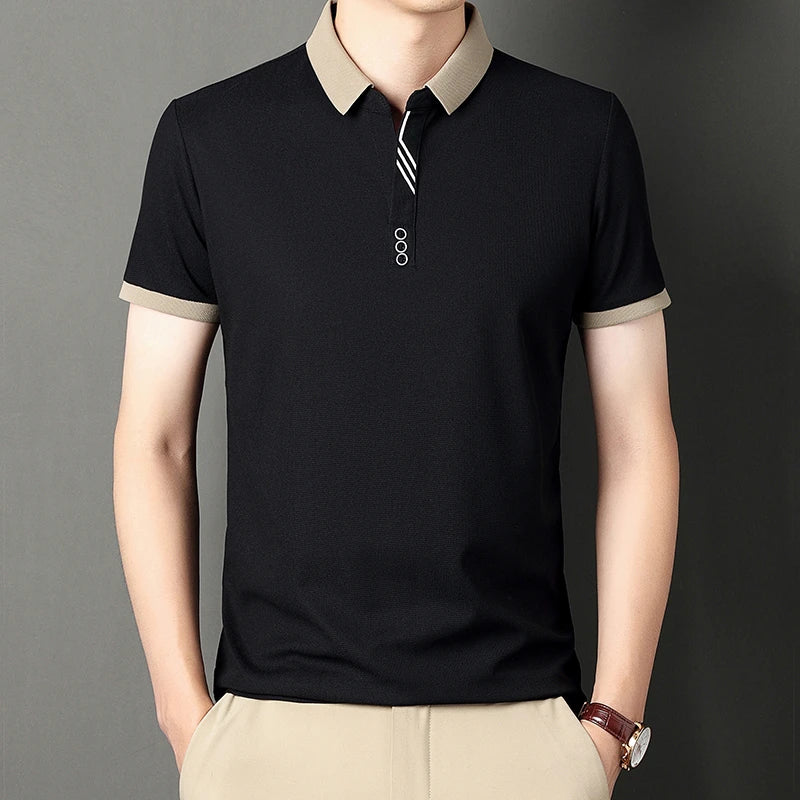 Men's Classic Solid Polo Shirt | Everyday Elegance