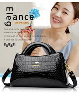 KAIDIFEINIROO Kangaroo Brand Alligator Pu Leather Shoulder Crossbody Bag Clutch Hand Bags for Mother Small Women Handbags New