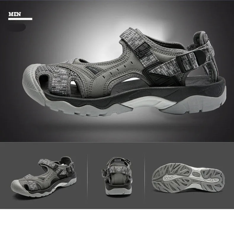 Outdoor Sports Sandals Hole Hole Beach Men and Women Non-slip Soft Bottom Speed Interference Water River Tracing Shoes