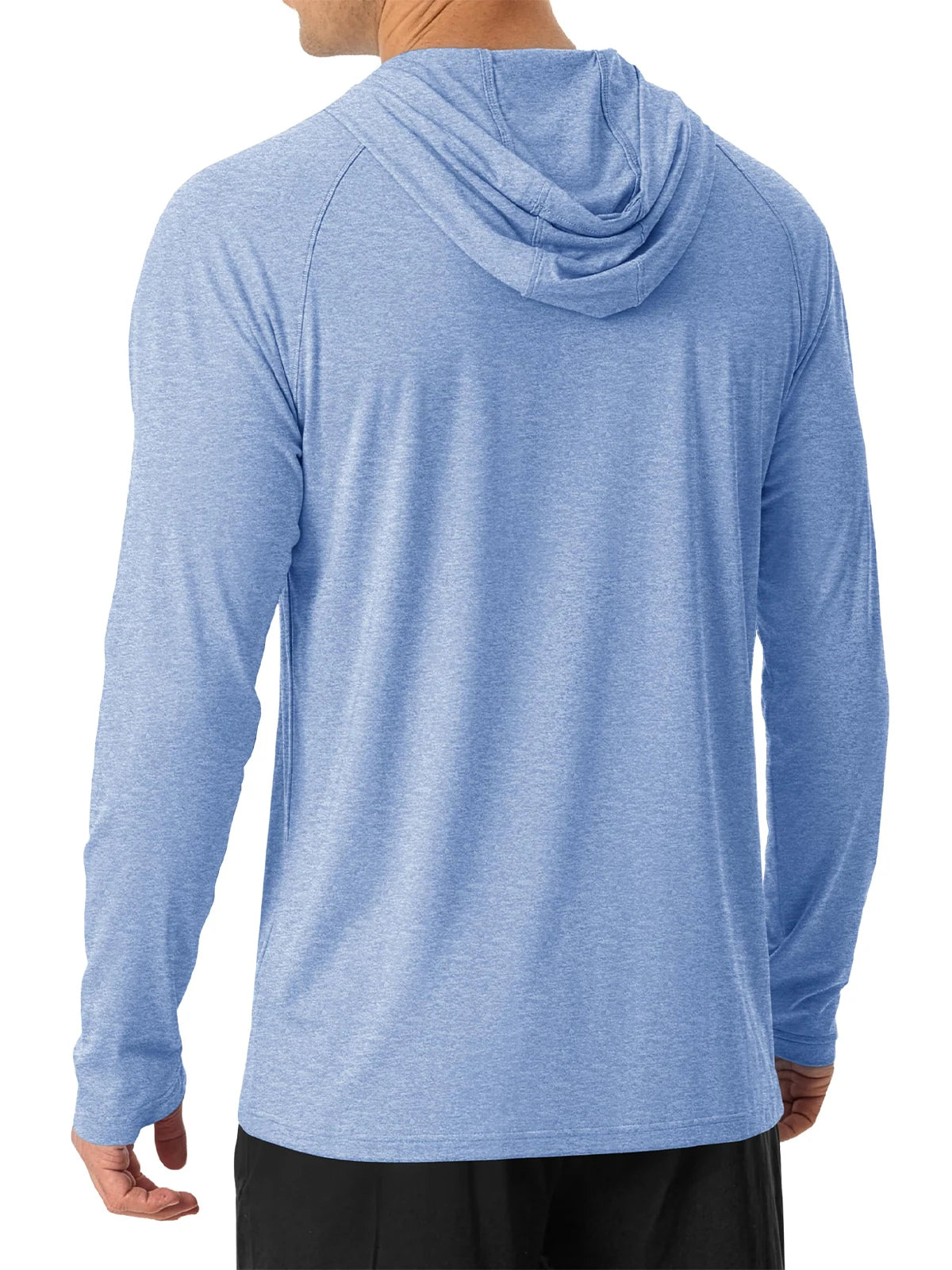 Men's UPF 50+ Sun Hoodie — Long Sleeve Quick-Dry Rash Guard