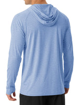 Men's UPF 50+ Sun Hoodie — Long Sleeve Quick-Dry Rash Guard