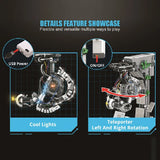 GLaDOS - Portal 2 with Motor LED Building Blocks Sets Creative Technicial Assembly Brick Model Kit Adults DIY Gift 1976PCS