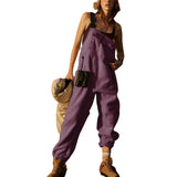 Fleece Bib Overalls - Adjustable Warm Winter Fuzzy Jumpsuit & Ski Pants