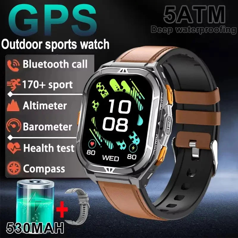 Elite AMOLED Smartwatch | Real GPS & 5 ATM Waterproof