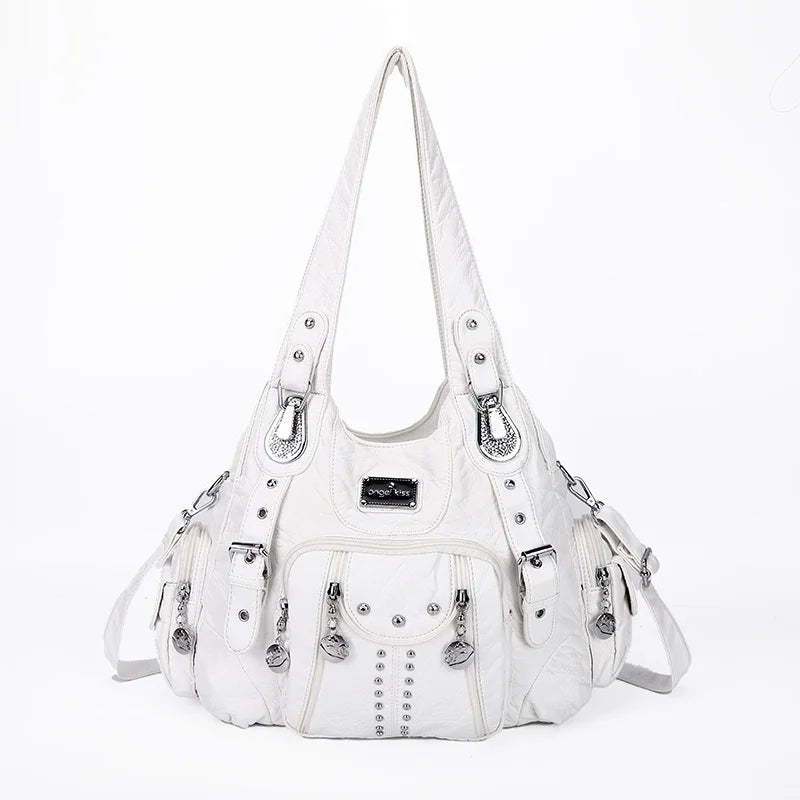 Women Fashion Handbags Women Shoulder Bags PU Leather Handbag Female Satchel Big-capacity Shoulder Purse Bag Bolsa Feminina
