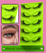 Optional 5Pairs 20Pairs Russian Strip Lashes 3D Mink Lashes Natural Dramatic Style Household Salon Eyelash Supply