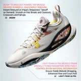 Li-Ning Men's Wade DLO 2 On Court Basketball Shoes BOOM Cushion Stable Support Lightweight LiNing Durable Sports Shoes ABPW013