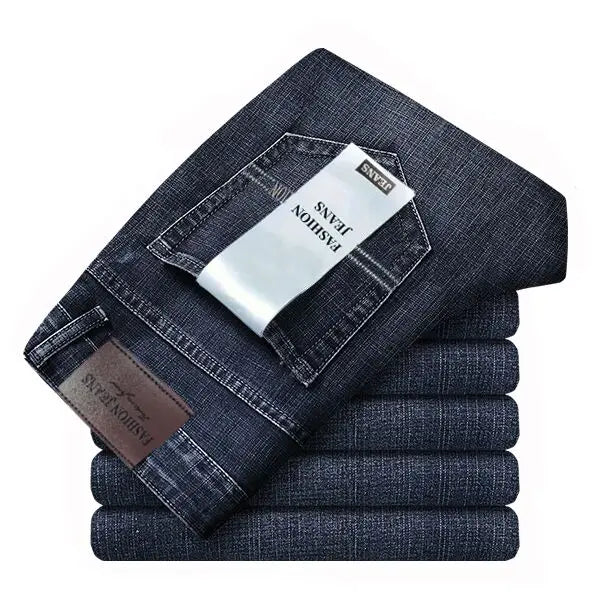 Men’s Classic Straight-Leg Stretch Jeans