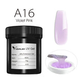 VENALISA Jelly Gel Large Volume 1L Jelly Nude Collection Not Burning Soak Off UV LED Soft Extension Gel Nail Gel Nail Manicure